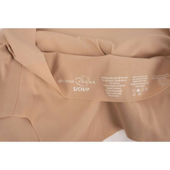 Lot 2 Rhonda Shear Bras Seamless SzS Tan Blue Remove Pads Nylon Spandex 9595x2 - Picture 12 of 12